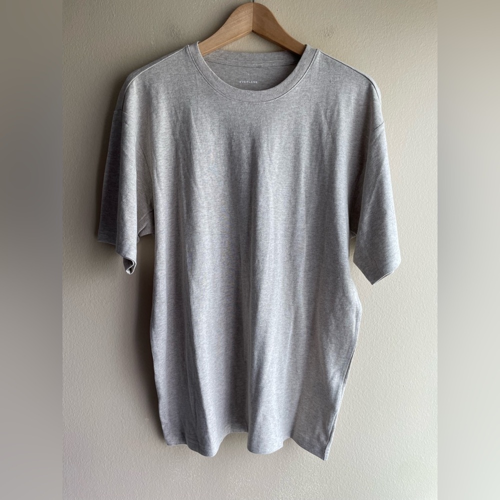 New Everlane Men Crew Neck Organic Cotton Tee Shirt Size Small